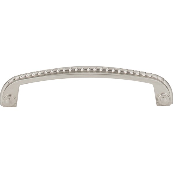 128 Mm Center-to-Center Satin Nickel Rope Rhodes Cabinet Pull